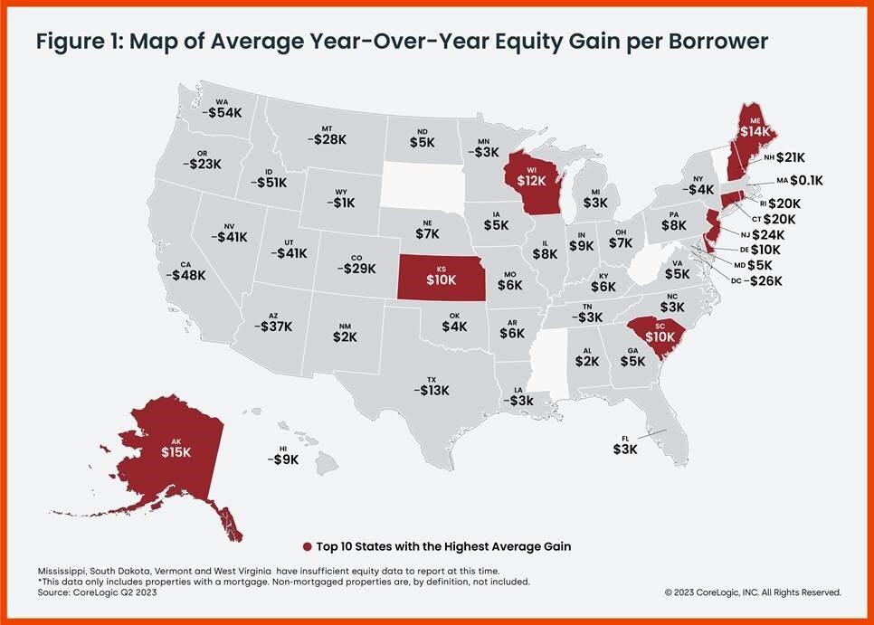 Map of Average YoY Equity Gain per Borrower - Q2 2023.jpg